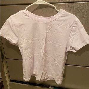 White crop top new never used